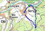 Internetová mapa s hledačkami